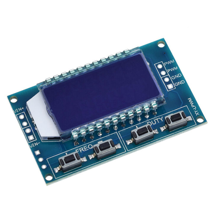 TECNOIOT 5pcs 1Hz-150KHz 3.3V-30V Signalgenerator PWM Pulsfrequenz Arbeitszyklus LCD