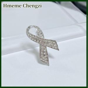 Hmeme Simple Alloy Black White Ribbon Pin Badge Brooch Funerals Memorial Pin Mourning Badge Suit Clothing Jewelry Accessories