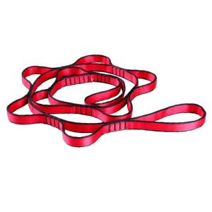 150KG Load Aerial Pilates Belt Rope 9 Rings Adjustable Heavy Duty Climbing Strap For Aerial Pilates Hammocks Climbing