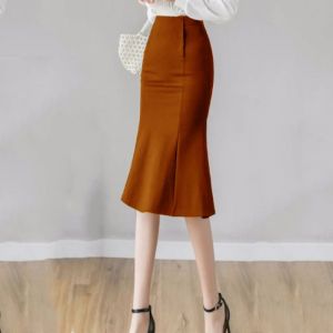 Váy Đuôi Cá Dáng Xòe Thanh Lịch Công Sở Phom Dài Eo Thon Tuyệt Đẹp Thiết kế VannhShop