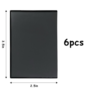 6pcs Refrigerator Magnetic Photo Sleeves / Magnetic Photo Display Board / Super Slim Magnetic Picture Pockets