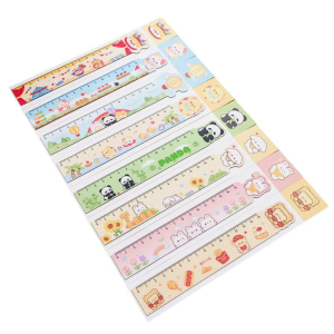 8Pcs Colorful Magnetic Ruler Bendable Drawing Ruler Educational Measurement Tool For Kid Student School Craft Project