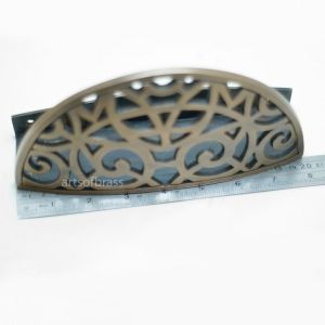 Pull Brass Handle Pintu Kuningan Motif Batik Spiral Limited / Gagang Pintu /Handle Kuningan