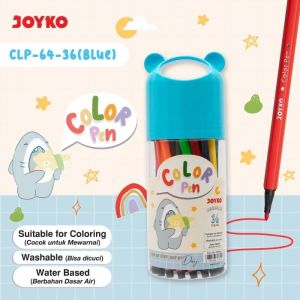 JOYKO Color Pen CLP-064 12/24/36 Color Spidol Warna Bisa Dicuci Murah
