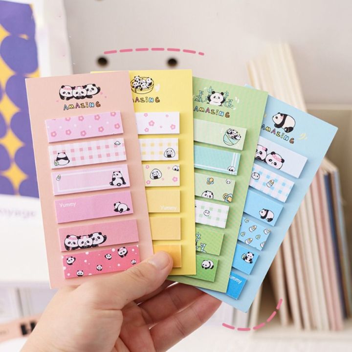 MICANGP Hoạt hình Giấy dán hình gấu trúc Dễ thương Sáng Tạo Bảng ghi ...