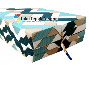 KASUR MATRAS LIPAT 4 PATAH - Ukuran 200x90cm / Kasur Busa Lipat Muat Satu Orang