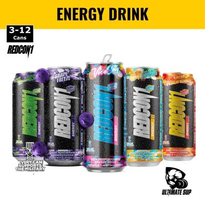 Redcon1, High Performance Energy Drink, Pre Workout, 200mg Natural Caffein, Zero