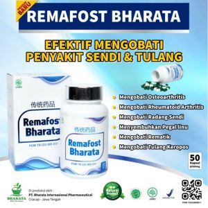 Obat Syaraf Kejepit Remafost Bharata Obat Rematik - Radang Sendi - Asam Urat 100% ORIGINAL