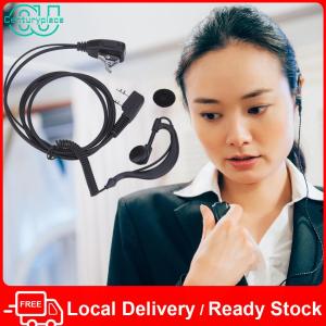 [Local Delivery] 2 PIN Earpiece Headset PTT MIC Interphone Earphone Earpiece Walkie Talkie Headset with Microphone for Baofeng UV5R BF-480/490/320/V6
