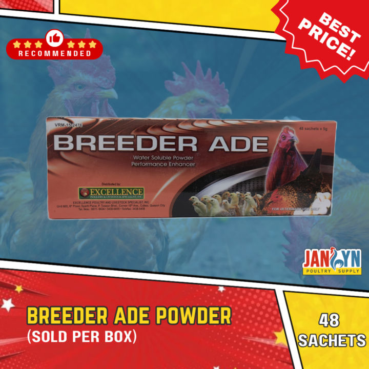 .Breeder Ade 48 Sachets x 5 grams Water Soluble Powder. | Lazada PH