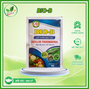 (Siêu rẻ) Chế phẩm sinh học Bio B. Trừ bọ trĩ nhện đỏ rệp sáp sâu rầy. Gói 30gram
