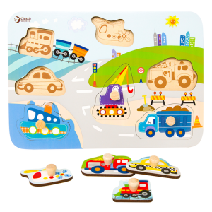 Classic World Assorted Puzzles for Toddlers and Children