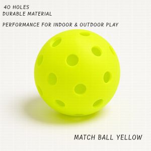 Pickleball Pickle Ball 40 Holes 74MM Practice Training Pickleballs Professional Tournament Competition Sport Match Balls Bola Acar