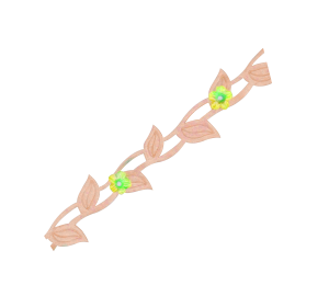 [PER METER] Renda Daun Bunga 1 Bahan Satin - per meter - hiasan hampers dan souvenir