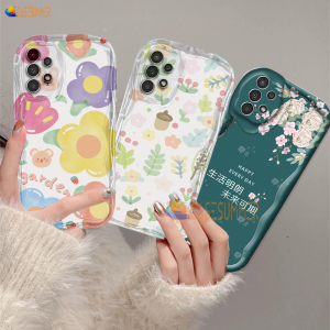 (Lokal Ready) Casesummer Casing hp Samsung A05 A05S A14 A04 A04S A04E A13 A03 A03S A02S A12 A50 A50S A30S A11 A20 A30 A23 A51 A32 A10 A10S A21S A20S M11 M12 3D Soft Wave Edge TPU Phone Case Cover