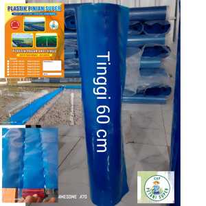 Plastik Pagar Benih Padi Sawah anti tikus/Plastik Fiber Benih Padi Sawah anti tikus lebar 60 cm panjang 1 roll -+45 mtr tebal 21 micron