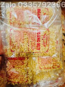 Cốm Rang hoàng huy 400gr (có 10 Gói Nhỏ 40gr) - Cơm rang mắm ớt tỏi - Cốm rang Quảng Ngãi - Đặc sản Miền Trung Út Duyên