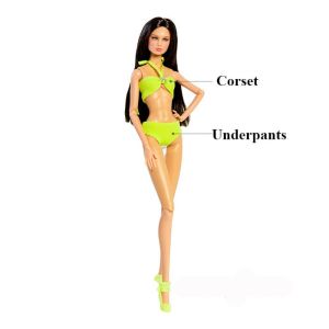 XIJIBAN Summer Beach Style Doll Swimwear Handmade Casual Wear Swimsuit Bikini Multi Styles Beach Bathing Swimsuits for 30cm Dolls