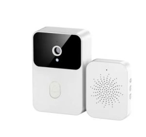 WIFI bel pintu visual rumah berdering di luar ruangan koneksi jarak jauh ponsel tanpa kabel tanpa mengebor volume keras