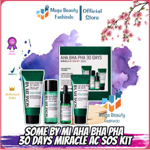 SOME BY MI AHA BHA PHA 30 Days Miracle AC SOS Kit 4 Step Set | Paket Startet Pack | 4 Components