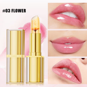 Jelly Gradient Lipstick Cup Non-stick Gold Foil PH Color Changing Lip Balm Long Lasting Hydrating Moisturizing Makeup Lipstick