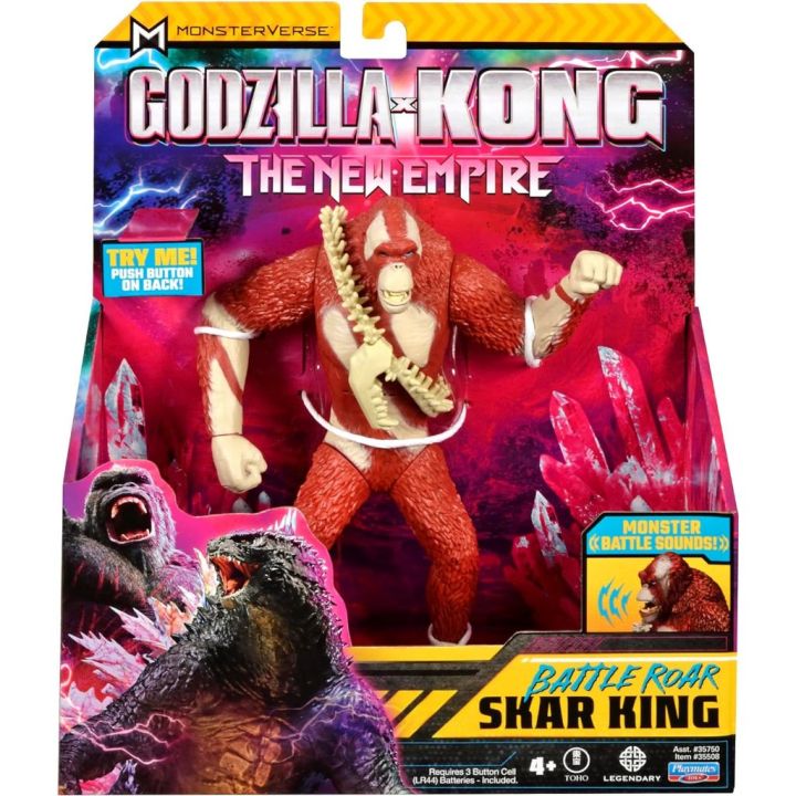 Godzilla x Kong 7 Battle Roar Skar King w Battle Sounds Figure by Playmates Toys Lazada