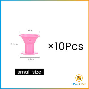 TookJai ที่ม้วนผมซิลิโคน DIY เครื่องมือทําผม รูปเห็ด (ผมหยิกใหญ่/ผมหยิกเล็ก) Curling hair tool