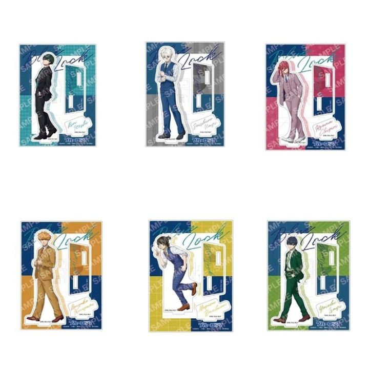 Mô hình Standee Blue Lock Isagi Nagi Meguru Chigiri Reo Sae Itoshi Rin Baro 46 Phụ kiện trang trí để bàn góc học tập