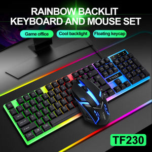 COMBO BÀN PHÍM+CHUỘT T-WOLF TF230