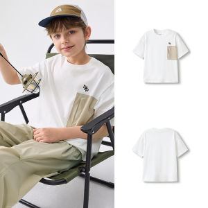 balabala Boys Short Sleeve T-Shirt Cotton Quick Dry Base Layer Summer Trendy