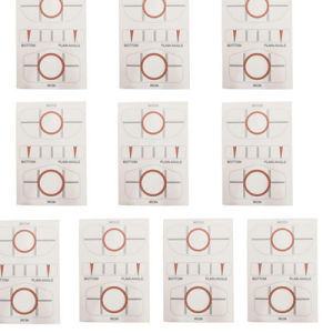 30pcs Golf Impact Tapes Labels Training Aids Recorder Kit Golf Training