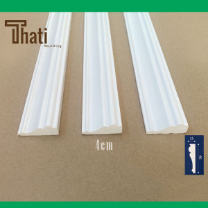 Phào chỉ tường nẹp chỉ nhựa ps 4cm chỉ lưng trắng