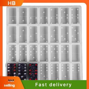 HB Silicone Dominoes Game Toy Making Mold Resin Epoxy Craft DIY Mould Casting