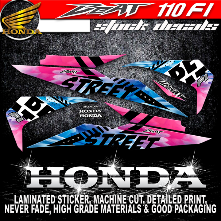 Honda beat Fi 110 v2 sticker decals Lazada PH