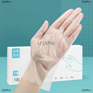 [COD] LFjAFvc 50 100pcs Latex Free Gloves TPE Disposable Gloves Transparent Non-Slip Acid Work Safety Food Grade Household Cleaning Gloves
