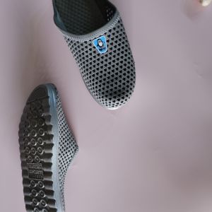 SandSo - 1652GRS Polos Shoes Sepatu Karet Rubber Wanita Slip On Slipper Flat Teplek Flip Flop Flipper Slide Sol Sole Mule Perempuan Selop Slop Sandal Jelly Anti Air Licin Selip Empuk Lentur Cewe Cewek Fungsional Serbaguna