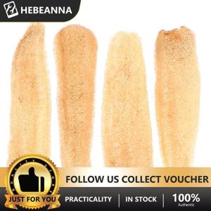 hebeanna ใยบวบใยบวบธรรมชาติ1ชิ้นแปรงขัดหม้อฟองน้ำ20-25ซม.