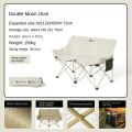 MOBI GARDEN Large Double Folding Moon Chair Outdoor Foldable Camping Easy Assemble Storage 150kg Max Load Stable Steel Pipe Frame 600D Oxford Portable Seat with Storage Bag Mobigarden. 