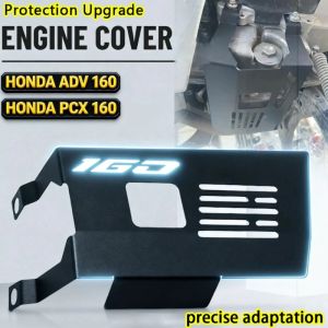 Engine Guard Skid Plate for ADV 160 PCX 160 Vario 160  Alloy Aluminum Chassis Protector 1PC