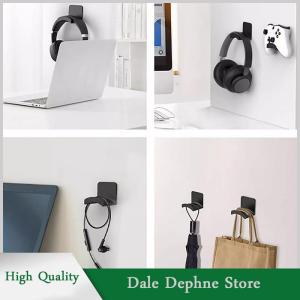 [Dale Dephne] ชั้นวางชุดหูฟังคอมพิวเตอร์ติดผนังแบบไม่ต้องเจาะแขวนหูฟังชั้นเก็บของสำหรับวางเดสก์ท็อปแบบแขวนในหอพัก