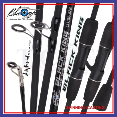 Blue Eyes Black King Spinning Casting (4ft-7ft) Joran Pancing Ringan 2section TCE Tackles