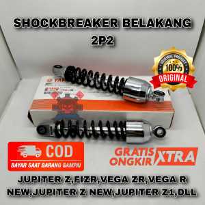 SHOCKBREAKER BELAKANG YAMAHA 2P2 BUAT MOTOR YAMAHA JUPITER | VEGA | DLL ASLI ORIGINAL YAMAHA YGP