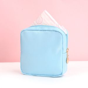 【IN STOCK】 Multicolor Sanitary Pad Bags Portable Home Organization Napkin Storage Organizer Makeup Bags