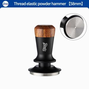 BINCOO Coffee Tamper Coffee Machine Italian Elastic Tamper Powder Distributor Set Stainless Steel 51MM/58MM