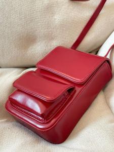 IELGYTrang túi điện thoại thời trang đi lại màu đỏ của phụ nữ  Túi Messenger nhỏ