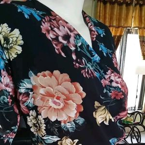 Model Gaun Korea Musim Gugur Bunga 2848