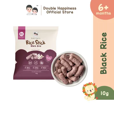 Double happiness rice stick for baby / baby puff / baby biscuit / 宝宝米饼 / baby food / makanan baby / makanan baby 6 bulan