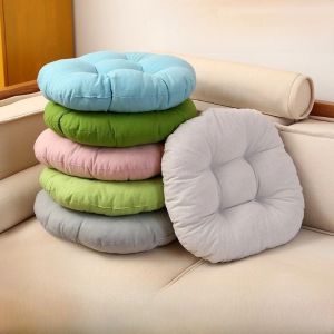 VERMILL 45cm Floor Pillow Soft Texture Warmth Round Cushion  Comfortable Seat Pad Window Seat