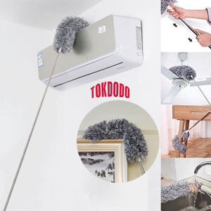 TOKDODO Chổi Quét Trần Kéo Dài Gấp Gọn Lau Bụi Quét Trần Nhà Thông Minh