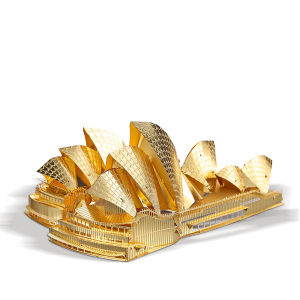 Piececool Xếp Hình Kim Loại 3D Cho Người Lớn-Bộ Lắp Ghép Nhà Hát Opera Sydney Bộ Mô Hình Tự Làm Khối Xây Dựng Kiến Trúc Quà Tặng Xếp Hình Cho Trẻ Em